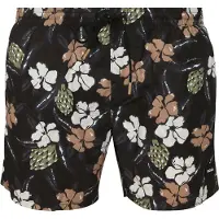BOSS Badeshorts med blomstermønster Flerfarvet Sort måle