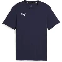 Puma T-Shirt teamGOAL Casuals - Navy - Hvid Børn, størrelse YM/140 cm
