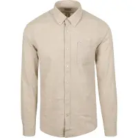 Barbour Skjorte Nelson Tailored i Stenet Beige åle