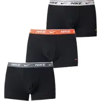 Nike Underbukser Essential Cotton Stretch 3-pak - Sort/multicolor, størrelse X-Small