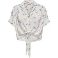 ONLY Bluse 'ONLPAULA' blå / mørkeblå / hvid