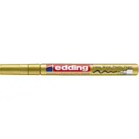 Edding Paintmarkere, 751, rund spids, 1-2 mm, guld, pakke med 10 stk