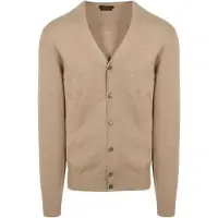 Steppin' Out Vest i Bomuld/Kashmir Kamel Brun Beige måle