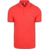 Sun68 Poloshirt ed Stribet Krave Rød åle