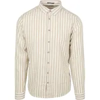 No-excess Skjorte Striber Beige måle