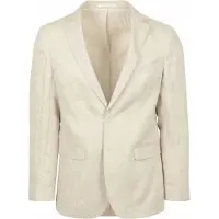 Suitable hørblazer med sildebensmønster, ecru Beige Off-white måle
