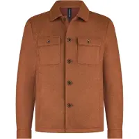State of Art Overshirt Uldblanding urstensrød Orange Brun åle