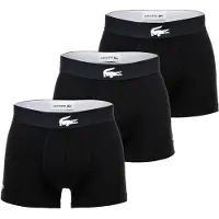 Lacoste Boksershorts sort-meleret