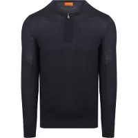 Suitable Suitabe Crew Zip Merino Navy Mørkebå Bå måe