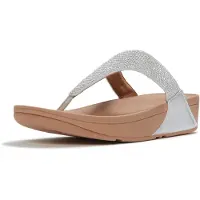 FitFlop Lulu Crystal Embellished Toe Post Sandaler