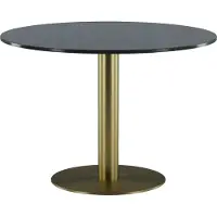 Venture Home - Spisebord Estelle, diameter 106 cm - Messing - Spiseborde - - Homeroom