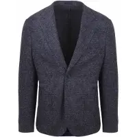 Suitable Strikket Blazer Uden Foring Marineblå Blå Mørkeblå måle