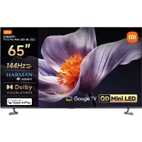 Xiaomi S Pro 2026 - 65 Diagonal klasse LED-bagbelyst LCD TV - QD-Mini LED - Smart TV - Google TV - 4K UHD (2160p) 3840 x 2160 - HDR - Mini-LED, Quantum Dot - mørkegrå