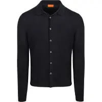 Suitable Suitabe Cardigan Shirt Merino Marinebå Bå Mørkebå måe