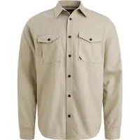 Vanguard Overshirt Brushed Greige Beige Grå måe