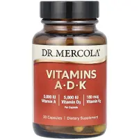 Dr. Mercola , Vitaminer A-D-K, 30 Kapsler