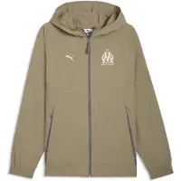 Puma Olympique de Marseille PUMATECH Woven Jacket Men, Clothing, Velvet Moss/Golden Fog, XS