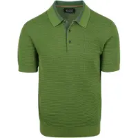 Scotch & soda Strikket Polo Struktur Grøn måle