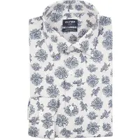 Olymp Luxor Skjorte Print Beige Blå måle