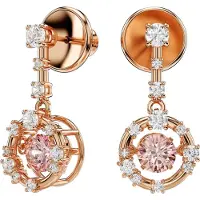Swarovski Øreringe rosa guld / lyserød