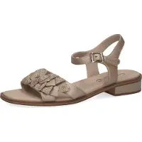 Caprice Heeled sandal, grey, made of Leather with Block heel, Size 41