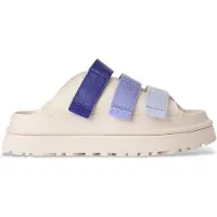 Ugg UGGtil kvinder. 1167430 GoldenGlow-sandaler i hvidt, blåt læder (40), 3-5 cm, Ingen, Casual, Bæredygtig, Genanvendt polyester