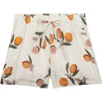 Superdry Superdrytil kvinder. W7110497A Shorts bomuld trykt strand beige (S), Casual