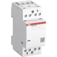 ABB Installationskontaktor 4-polet 4NO, AC-1 25A ved 55 grader, 400V AC, styrespænding 230...240V AC/DC