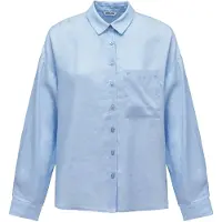 Salsa Jeans 21012085 Linen Skjorte Med Lange ærmer