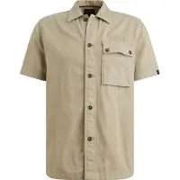 PME Legend PME egend Kortærmet Skjorte Sub Twi Spray Green Khaki Grøn måe