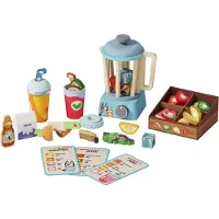 Bluey Legesæt - Juice Bar - Træ - 24 Dele - - OneSize - Legetøj