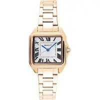 Gant Dameur G206103 Seneca Mid 3 Hvid/Guldtonet stål 26x26 mm