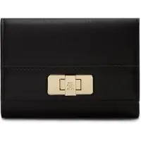 Tommy Hilfiger Tegnebog 'Modern TH Monogram Turn Lock Trifold' sort