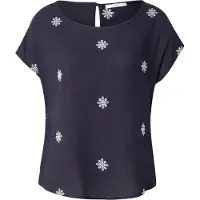 Hailys Bluse 'Fa44rine' navy / hvid