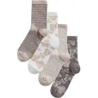 Next Sokker ecru / lysebeige / lysebrun / mørkebrun