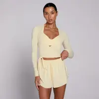 Myprotein MP Dame Tempo Wrap Top - Butter - XXL