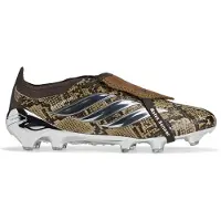Adidas Predator Elite Fold-over Tongue FG Wales Bonner - Brun/Sølv LIMITED EDITION - Græs (FG), størrelse 40⅔