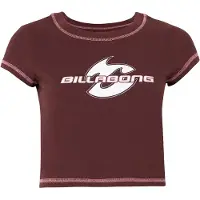 Billabong Shirts 'SUPALOVE' choko / lyserød / hvid