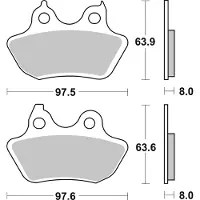 SBS 846h.ls Sintrede Bremseklodser
