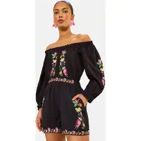 Love & roses Jumpsuit lysegrøn / mørkegrøn / lyserød / sort