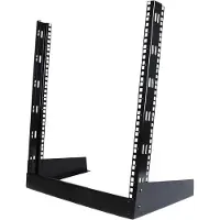 StarTech.com 12u 19-tommer Skrivebordsrack Med åben Ramme Og 2 Stolper
