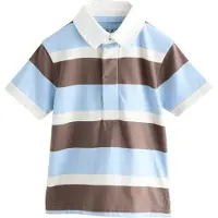Next Shirts lyseblå / choko / hvid
