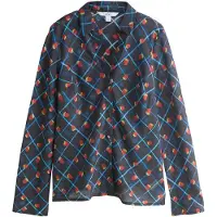 Next Bluse navy / gul / rød