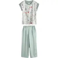 Ted Baker Pyjamas ecru / lysegrøn / lilla / rød