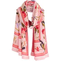 Ted Baker Sjal oliven / mørkelilla / pink / rød