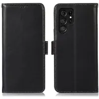 Mtp Products Samsung Galaxy S26 Ultra Pung læder cover med RFID - sort