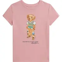 Ralph Lauren T-shirt - Adirondack Rose m. Print - - 12-14 år (152-164) - T-Shirt