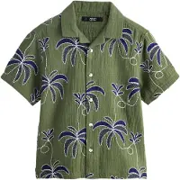 Next Skjorte navy / oliven / hvid