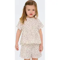 ONLY GIRLS Bluse 'KMGThyra' creme / grøn / lyserød / vinrød