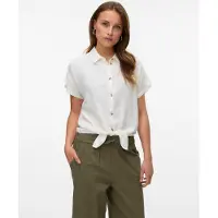 Vero Moda Thea Tie Kortærmet Bluse